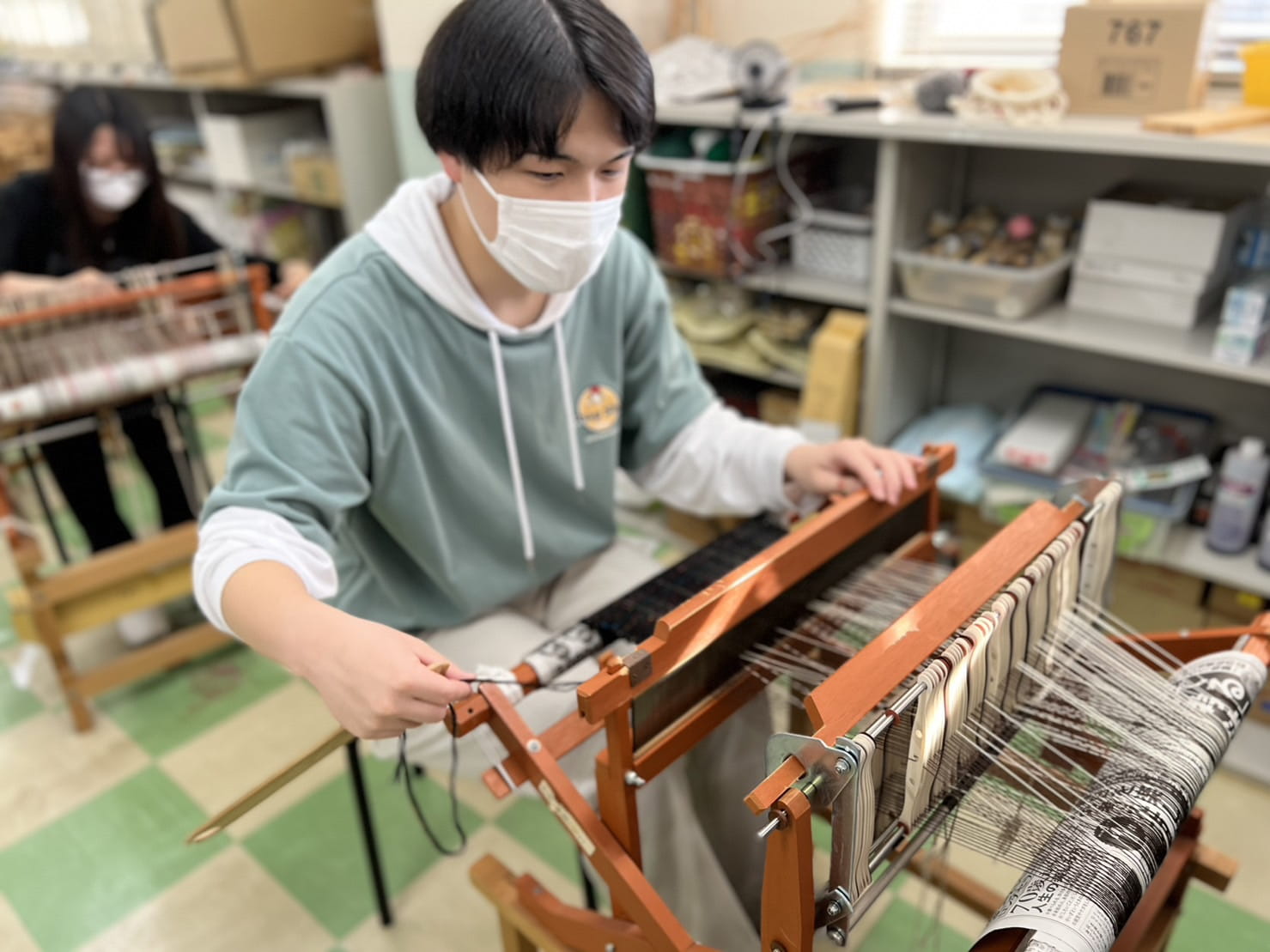 機織り、作業療法学科