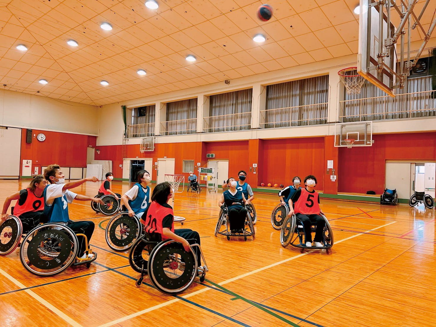 車椅子バスケ、理学療法学科